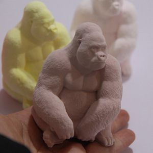 Stampo in Silicone 3D a Forma di Gorilla Seduto, Realistico per Creazione di Ornamenti Animali, per Candele, Saponi, Resina, Cioccolato, Decorazioni per Torte, Fai da Te - Product Image 6