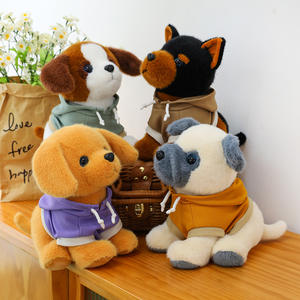 Juguete <span class=keywords><strong>de</strong></span> Peluche Personalizado con Logotipo <span class=keywords><strong>de</strong></span> Songshan Toys, Perro Pug, Doberman Pinscher, <span class=keywords><strong>Schnauzer</strong></span> <span class=keywords><strong>Miniatura</strong></span>, Juguete <span class=keywords><strong>de</strong></span> Peluche con Sudadera, Figura <span class=keywords><strong>de</strong></span> Cachorro - Product Image 2