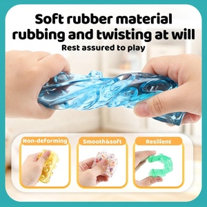 4 Bloques Sensoriales Suaves con Relleno de Cuentas de Colores, Juguetes de Bloques Apilables y Elásticos para el Desarrollo de Habilidades Motoras - Product Image 5