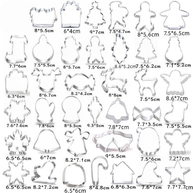 LFGB certificate provide factory custom baking diy mold christmas tree stainless steel cookie cutter