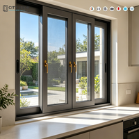 Ventanas Abatibles de PVC con Doble Acristalamiento, Diseño Moderno Personalizable, Marco de Plástico Resistente al Viento, para Hoteles
