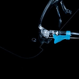 Protección antivaho protector transparente protector ocular facial protector facial gafas viseras con marco para adulto - Product Image 4