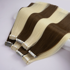 Venta al por mayor Mini Tape-In Real Russian Remy Hair Extensions Natural Double Drawn by Process Extensiones de cabello humano real de alta calidad - Product Image 4