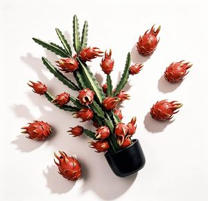 <span class=keywords><strong>Arbre</strong></span> artificiel réaliste de pitaya (<span class=keywords><strong>fruit</strong></span> du <span class=keywords><strong>dragon</strong></span>) en gros, plante tropicale décorative pour aménagement intérieur et extérieur - Product Image 6