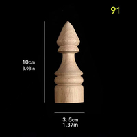 Tailai bois massif sculpté poteau lit main courante classique colonnes romaines tête de poteau pieds de meubles pour armoire Table pieds canapé pieds