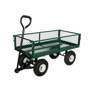 Carrito de Malla Metálica de Cuatro Ruedas TC4211D, Carrito de Jardín Plegable de Alta Resistencia, Vehículo de Transporte Multifuncional <span class=keywords><strong>para</strong></span> Patio - Product Image 2