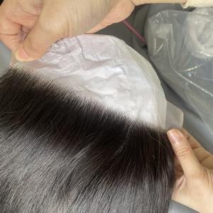 Cierre de Cabello Humano 7x7 con Encaje HD Transparente, Cabello Virgen Brasileño, Cierre HD con Nudos Decolorados para Mujeres Negras - Product Image 3