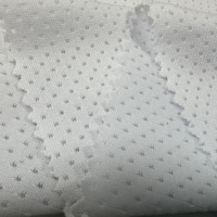 Tissu en filet papillon respirant, extensible, à séchage rapide, teint, 185 g/m², 170 cm, 93,4 % polyester, 6,6 % élasthanne, écologique, pour vêtements de sport