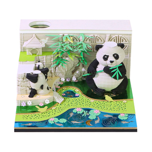 2025 nóng bán New Panda Memo Pads với lịch Bookmark tờ giấy giải nén đồ chơi tùy chỉnh dính Lưu ý pad - Product Image 1
