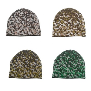 <span class=keywords><strong>En</strong></span> stock <span class=keywords><strong>Bonnet</strong></span> tricoté jacquard camouflage léger monocouche moucheté pour la chasse <span class=keywords><strong>en</strong></span> extérieur, usine OEM - Product Image 2