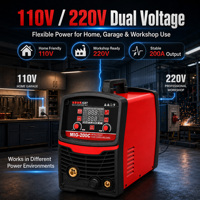 Nouvelle machine à souder OBO MIG-200C 4-en-1 200A 110V 220V sans gaz MIG MMA TIG à onduleur numérique portable pour la vente en gros