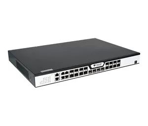 High-density Pizza-box GPON OLT 16 fixed PON ports 4 10GE SFP+ ports 4 GE SFP ports BDCOM GP3600-16 OLT