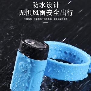 Juego de luces para bicicleta Antuke, LED recargable con soportes para casco de bicicleta y uso en muñeca y tobillo, resistente al agua Ipx4, 4 modos - Product Image 2