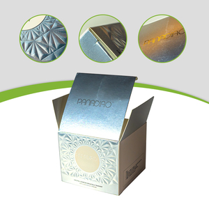 Boîte d'emballage de luxe personnalisée avec logo argenté en relief, boîtes en papier à motif 3D pour crème CC <span class=keywords><strong>et</strong></span> <span class=keywords><strong>maquillage</strong></span> - Product Image 2