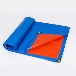 Bâche en PE imperméable tissée unie pour jardin, extérieur, auvent, voile d'ombrage, bateau, camion, abri pour animaux de compagnie, <span class=keywords><strong>chien</strong></span>, maison - Product Image 6