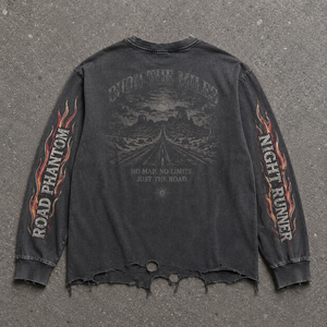 เสื้อยืดลายกราฟิกศิลปินสตรีทอาร์ต สไตล์วินเทจ ผ้าฝ้าย 100% ทรงโอเวอร์ไซส์ ฮิปฮอป สตรีทแวร์ เสื้อยืดหนานุ่ม ผลิตจากโรงงาน เสื้อยืดผู้ชาย - Product Image 2