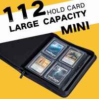Cubierta personalizada Carpeta Toloader de 4 bolsillos Álbum de tarjetas de béisbol coleccionistas 3x4 Cargador superior Carpeta con cremallera