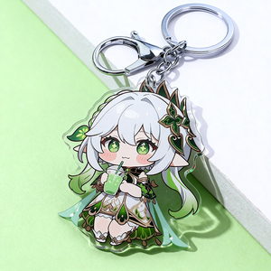 Make Your Own Design UV Printed Custom Acrylic <b>Keychain</b> Holographic <b>Anime</b> Transparent 3D Hard-Wearing Wholesale Charm - Product Image 2