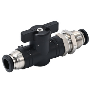Liyuan Pneumatic Hand Valve Bm Blm 8 6 10 14 Air Pipe Straight Through Switch Pneumatic <b>Quick</b> <b>Connector</b> Manual Valve - Product Image 3