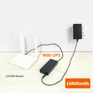 Wgp đa chức năng thông minh 12V 3A 10400mAh Mini DC UPS pin dự phòng cho wifi Router Modem CCTV Camera nhà - Product Image 3
