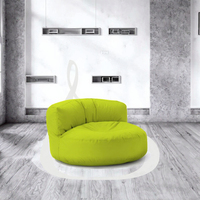 Fauteuil pouf japonais pliable confortable Hengwuman en tissu Oxford avec housse amovible sans rembourrage - Canapé promotionnel pour dortoir
