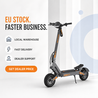 Scooter Eléctrico de 800W con Tracción Trasera KuKirin G2, Doble Suspensión, Todoterreno, para Adultos, con Autonomía de 50km