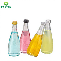 Bouteilles en verre vides de qualité alimentaire pour jus, soda et eau, avec logo personnalisé, vente en gros d'usine