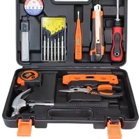 Mini ensemble d'outils à main multifonctionnels pour la réparation à domicile, 13 pièces, avec boîte, clés à douille, tournevis, étui rigide OEM