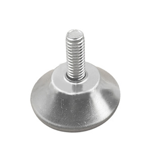 Yawitt Adjustable Desk Feet Metal Base With <b>Rubber</b> Pad For Office Furniture Height Adjustment - Product Image 2