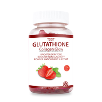 Gummies au collagène et glutathion saveur fraise – Complément alimentaire pour l'éclat et la souplesse de la peau