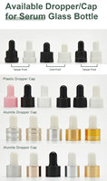 Flacon compte-gouttes de luxe CR Cap Roller Ball vert imperméable en verre avec boîte, protection UV, logo personnalisé