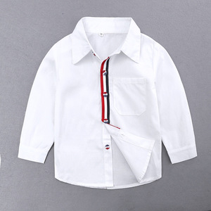 Bán Buôn 100% Cotton Hữu Cơ Bodysuit Cho 3 Năm Tuổi Bé Trai Phong Cách Giản Dị Bé Áo Sơ Mi Cho Mù<span class=keywords><strong>a</strong></span> Thu - Product Image 2