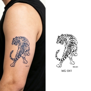 Tatuajes Temporales de Jugo Herbal sin Agua, Diseños Geométricos Modernos, Resistentes al Agua, de Larga Duración, Aplicación Instantánea, Semi-Manuales y Personalizados - Product Image 6