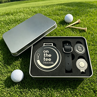 Set de Regalo de Golf Personalizado, Etiqueta para Bolsa de Golf con Diseño 3D, Marcadores de Pelota de Golf Grabados con Láser