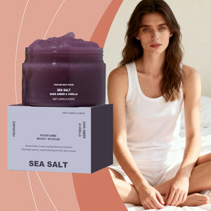 Gommage corporel à l'ambre et à la vanille 100g OEM Étiquette privée Cire de carnauba Éclat Hydratant Vegan Spa - Product Image 6