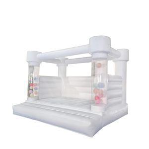 Château gonflable transparent portable pour extérieur, petit modèle, blanc - Product Image 4