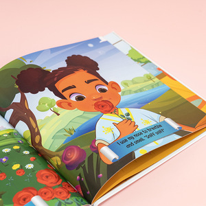 Services d'édition de livres polychromes à couverture rigide personnalisée pour enfants Impression de livres pour enfants en anglais d'histoire d'images à colorier - Product Image 1