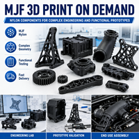 Services professionnels d'impression 3D à la demande avec du nylon MJF pour composants d'ingénierie complexes