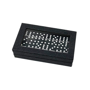 Bán Buôn Domino Đôi 6 Bộ Với Hộp Tùy Chỉnh Domino Màu Thiết Lập Domino Da - Product Image 2