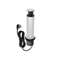 Benutzer definierte Größe Küche Pop-up Tower Socket Lift Desk Power Elektrisches Heben Versteckte Desktop-Buchse