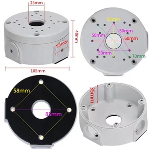 Nouveau support de dôme de vidéosurveillance en alliage d'aluminium extérieur support de dôme de montage mural intérieur <span class=keywords><strong>boîte</strong></span> de jonction et support de <span class=keywords><strong>boîte</strong></span> de jonction de <span class=keywords><strong>caméra</strong></span> PTZ - Product Image 2