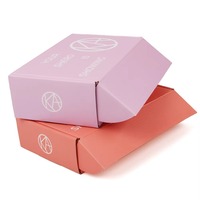 Boîte d'expédition biodégradable à impression personnalisée pour bijoux Carton d'emballage d'abonnement logistique