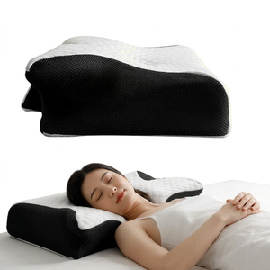 Almohada Cervical de Espuma Viscoelástica con Altura Ajustable, Marca Privada, 100% Poliéster, Diseño Ergonómico Suave, Recargable por USB, Ortopédica para el Hogar - Product Image 1