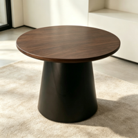 Table de réunion et de négociation compacte, moderne et polyvalente, taille personnalisable, structure en fer MFC, mobilier de réception de bureau