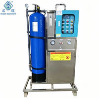 Mesin Pengolah Air Laut Otomatis Penuh 10m3/hari, Sistem Reverse Osmosis (RO) Komersial untuk Penghasil Air Tawar dari Air Laut