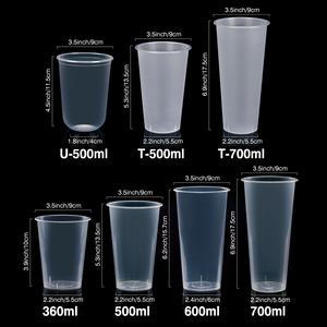 Gepersonaliseerde <span class=keywords><strong>plastic</strong></span> drinkbeker met aangepast logo, 90 injectie, wegwerpbaar, transparant PP, 16oz <span class=keywords><strong>plastic</strong></span> beker met deksel - Product Image 2