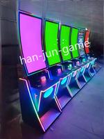 USA Vente chaude Console de jeu à pièces de monnaie de 32/43 pouces Écran incurvé vertical Machine de jeu de compétences Diamond Cabinet à vendre