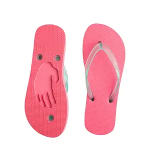 2024 Summer Professional Factory Custom Slippers New Printed Flip-Flops Outdoor Use Light Weight Breathable Flat Rubber PVC