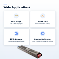 Adaptateur transformateur industriel LED 240V AC vers 12V DC 200W à sortie unique 50/60Hz, alimentation à découpage