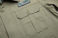 Ropa de Trabajo Eléctrica de Sarga de Alta Densidad 100% Algodón, de Una Sola Capa, Resistente a la Abrasión, Suave y Cómoda